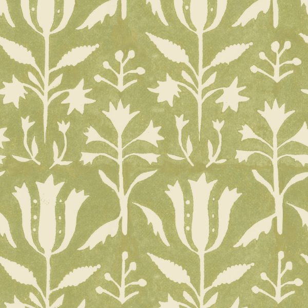 Tulipan Wallpaper Sample Swatch For Sale