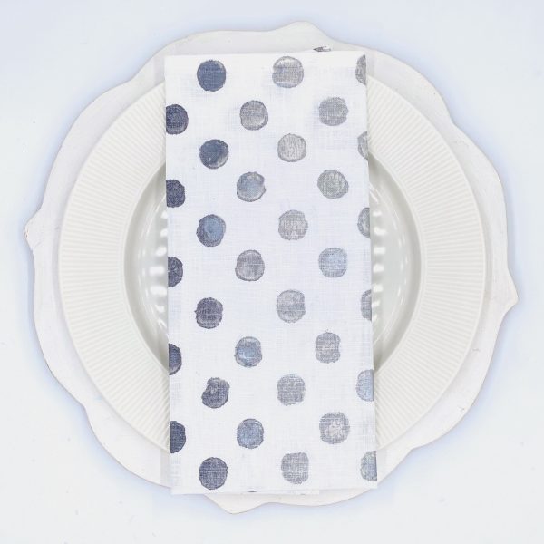 Pretty Polka Dots Linen Napkin (Set of 4) Fashion