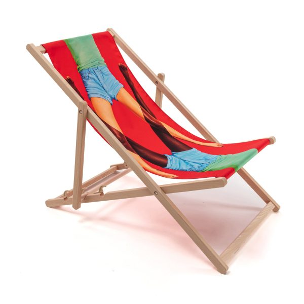 Toiletpaper Wooden Folding Indoor Outdoor Deckchair Discount