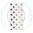 Pretty Polka Dots Linen Napkin (Set of 4) Fashion