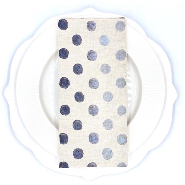 Pretty Polka Dots Linen Napkin (Set of 4) Fashion