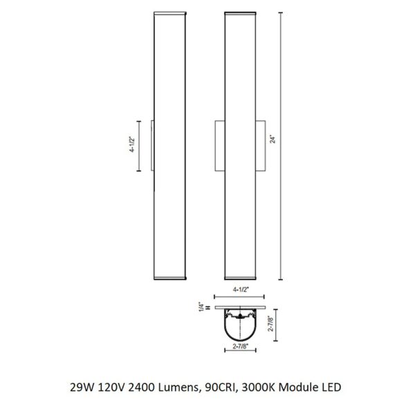 Longitude Bathroom Vanity Light Online Sale