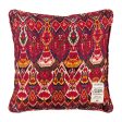 Uzbek Ikat Pillow For Sale