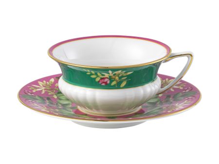 Wonderlust Pink Lotus Teacup & Saucer Supply