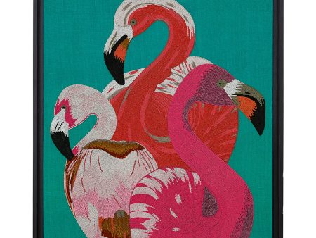 Flamingo Beaded Wall Art Sale