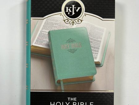 KJV COMP LG PR LL TEAL BIBLE-7924 Hot on Sale