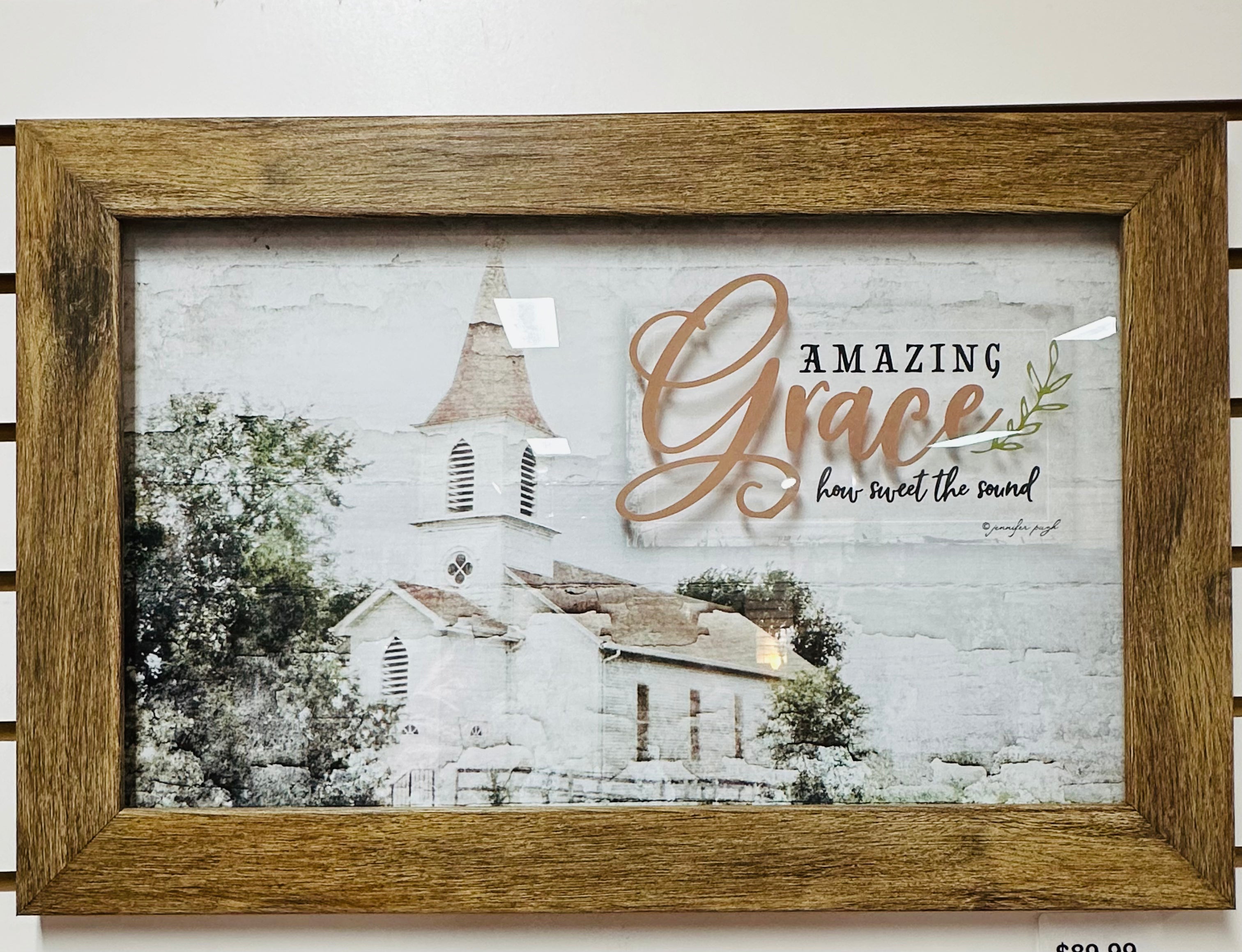 AMAZING GRACE FRAMED WALL ART-1611 For Cheap