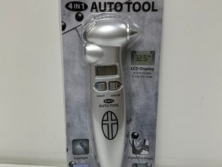 4 IN 1 AUTO TOOL TIRE GAUGE-5890 on Sale