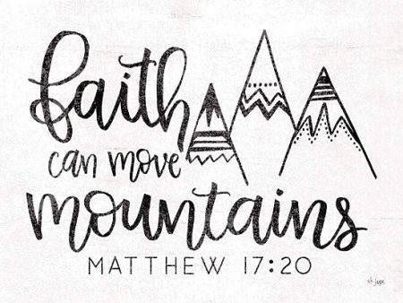 JAXN362 - Faith Can Move Mountains - 16x12 Online Hot Sale