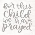 JAXN348 - For this Child We Have Prayed - 12x12 For Cheap